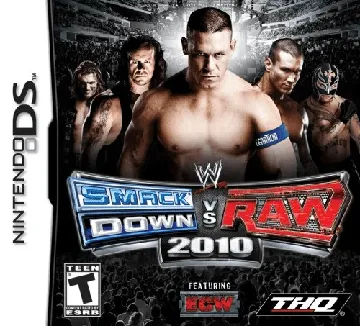 WWE SmackDown vs Raw 2010 featuring ECW (USA) (En,Fr,Es) box cover front